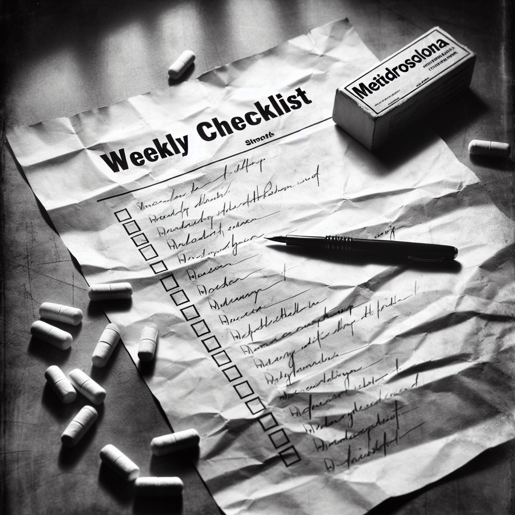 Metildrostanolona y hábitos: checklist semanal